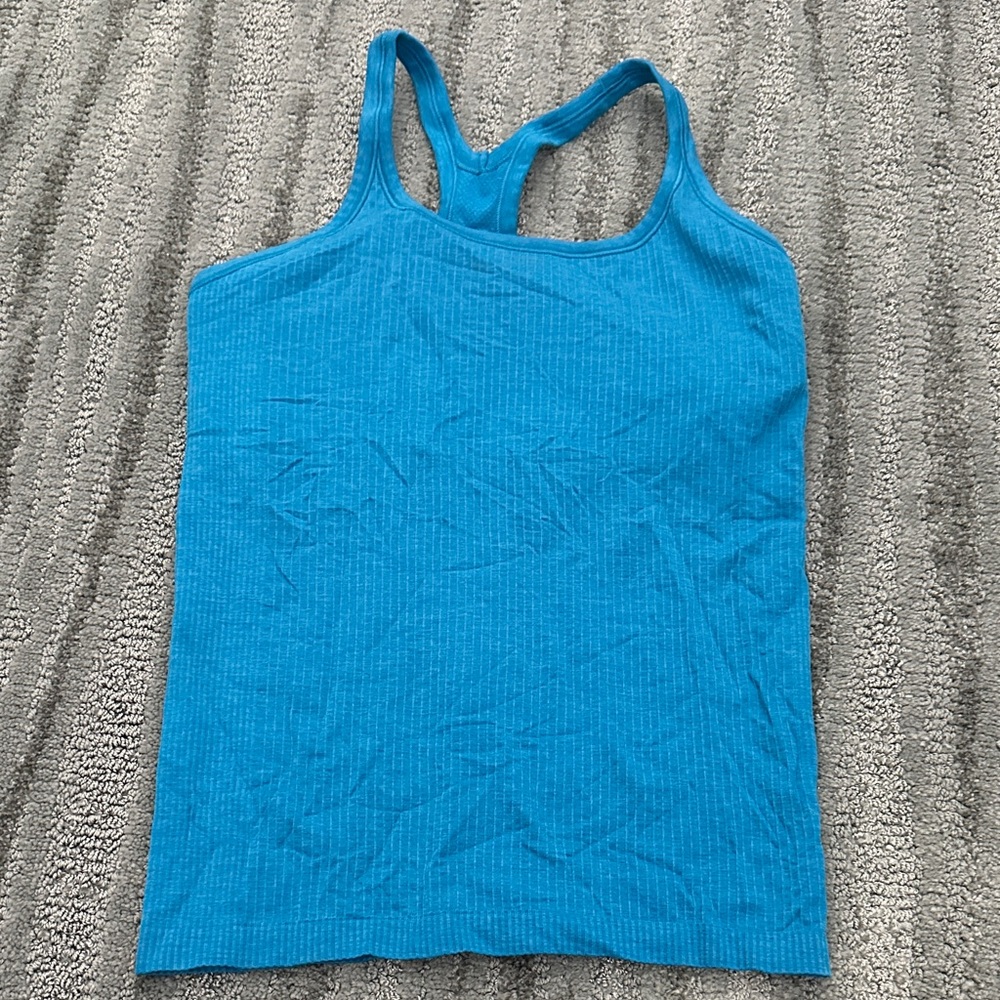 lululemon athletica Vibrant Blue Tank Top